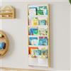 DUHARS Libreria Per Bambini a Parete a Libreria 6 Ripiani, Libreria Montessoriana Per Bambini, Libreria Da Parete Bambini, Libreria Bambini, Mensole Libreria Da Parete, Apply Cameretta Bambino