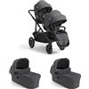 Joie Passeggino Gemellare Joie Signature Versiti™ Con Navicella Ramble XL™ Ebony