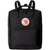 Fjällräven Kånken, Zaini, Nero (Black), 16 L (38 x 27 x 13 cm)