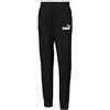 Puma Ess Logo TR Cl B, Pantaloni Tuta Unisex-Bambini, Nero (Cotton Black), 128