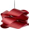 LZF LUZIFER lampada a sospensione LINK LARGE rosone nero - LK SG BK 26