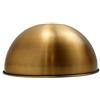 LEDSone Lampada da soffitto, a sospensione, da parete, vintage/industriale, facile da montare, a forma di cupola, con paralume in metallo E27, 60 W, per soggiorno, cucina, bar, hotel. (Ottone Giallo)
