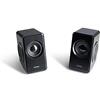 Nilox, Casse PC con Connessione USB, Installazione Plug&Play, Connettore Jack 3,5mm/USB, con 6 Driver Audio (4 Passivi + 2 Attivi), Subwoofer Integrato, Dimensioni Compatte, Nero