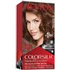 COLORSILK Revlon ColorSilk Colorazione Permanente Capelli Fai-da-te a Casa, Senza Ammoniaca e Arricchita con Cheratina, 46 - Castano-Marrone Dorato Medio