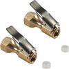 YIZITU Mandrini ad aria Heavy Duty Open Flows Serrature su Mandrini per pneumatici con clip per gonfiatori Manometri Compressore Accessori 1/4NPT