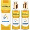 Generisch Spray protettivo per capelli e cuoio capelluto SPF 30, protezione solare premium, protezione UV non grassa per capelli e cuoio capelluto, protezione solare del cuoio capelluto, mantiene la vitalità e