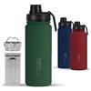720°DGREE Borraccia termica 530ml "noLimit" + Infusore Frutta - Ermetica, adatta a bevande gassate - Tappo a vite - Ideale per bambini, scuola, ufficio, fitness e outdoor