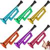 NUOBESTY 6Pcs Tromba Giocattolo per Bambini - Strumenti Musicali di Plastica, Produttori di Rumore per Competizione Sportiva, Atmosfera di Festa, Tifo - Fischio per Corno Fan