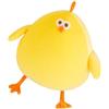 NatureMan Divertente cuscino di peluche di pollo grasso, 38 cm, super morbido simulazione mamma hen bambola, pollo giallo farcito animale giocattolo peluche per ragazzi ragazze festival regali