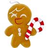 Super JAKES Shadow Milk Cookie Plush, Cookie Run Kingdom Plushies Pillow for Game Fans,Stuffed Figure Doll Birthday for Boys Girls (GingerBrave)