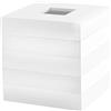 Kassatex Fine Linens acl-TH-w Cabana Accessori per fazzoletti Cabana Accessori Bianco, Tessuto Supporto, White, Tissue Holder