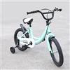 FUNYSF Bicicletta per bambini da 16 pollici, 5 - 8 anni, con ruote di supporto, regolabile in altezza, ragazzo/ragazzo, regalo bicicletta (giallo)