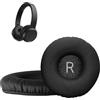 kwmobile 2x Cuscinetto Cuffie Compatibile con Philips H4205 Pad - Cuscinetti Ricambio Cuffie Over Ear Simil Pelle - nero