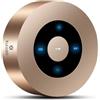Xleader A8 Cassa Bluetooth piccola (Confezione regalo) altoparlante Bluetooth 5.3 portatile potente con AUX,Micro SD,Mic,12ore,Design Touch LED,Per Tablet,PC,Auto,Campeggio,Uomo Regalo,Oro
