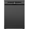 Daya DSDW-1302LEB, lavastoviglie a libera installazione, 13 coperti, classe E, 8 programmi, display LCD, colore nero