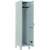 PRO.METAL TRADING Spogliatoio a 2 ante grigio in metallo 179,5x36x35 cm