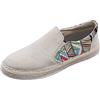 Generic Espadrilles Mocassini da uomo, traspiranti, piatti, comodi, classiche, per il tempo libero, scarpe da ginnastica da uomo, leggere, traspiranti, scarpe da corsa, in tessuto senza lacci, beige., 43