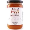 AGRICOLA MIGLIORETTI Miele di Tiglio Italiano Agricola Miglioretti 400g - Naturale, Balsamico e Cristallizzato: Ideale per Tisane Serale, Sollievo Gola, o Abbinamento con Formaggi Stagionati - Made in Italy