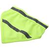 Garosa Bandana per Cani Riflettente, Sciarpa di Sicurezza per Cani con Strisce Riflettenti, Collare a Triangolo per Visibilità Notturna, Fazzoletto in Colore Neon Giallo Fluorescente per Taglia L