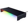 Razer Monitor Stand Chroma - Supporto per monitor in alluminio con hub USB-C a 4 vie con Chroma RGB (50cm x 21cm x 7,85cm, struttura robusta, capacità di carico 20 kg, altezza ergonomica) Nero