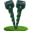 TEPENAR Set di 2 repellenti per arvicole a ultrasuoni e repellente per animali contro talpe, arvicole serpenti, marmotte (impermeabile IP65), per giardino, prato, cortile