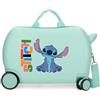 Disney Aloha Stitch Valigia per bambini Blu 45 x 31 x 20 cm Rigido 1,8 kg Chiusura a combinazione laterale ABS 1,8 kg 24,6 L Bagaglio a mano, blu, Taglia unica, Valigia per bambini