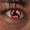 aricona Kontaktlinsen lenti a contatto aricona - Lenti a contatto Sharingan Sharingan Uchiha - Lenti a contatto colorate senza prescrizione medica per cosplay, carnevale, feste in maschera e costumi di Halloween, 2 pezzi
