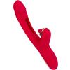 EIS, vibratore, straordinario rabbit in silicone, 24,5 cm, impermeabile (IPX5), ricaricabile, 3 motori con 7 modalità ciascuno, materiale delicato sulla pelle, elemento rotante nell'asta