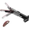 JUDANNA Levigatrice a nastro senza fili per Makita 18 V batteria - 300 W levigatrice elettrica con 3 nastri abrasivi (10 x 330 m), 6 velocità regolabile a 35° per legno, lucidatura metalli (senza batteria)