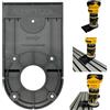 Adaptool Adattatore per binario di guida per router compatibile con decespugliatore Dewalt per sega a immersione DCW604NT DCW600N D26204K