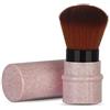 Yosoo Health Gear Pennello per Trucco Fard, Pennello per Viso Kabuki Retrattile, Pennello per Trucco Portatile per Applicare Polveri, Fard, Bronzer, Fondotinta, Cosmetici Minerali(Rosa)