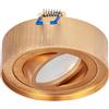 EDO Faretto da Soffitto Incasso Rotondo Oro SKAND MINI Orientabile - Plafoniera Moderna in Alluminio Compatibile con Attacco GU10 - Spot da Soffitto ø95x30mm per Soggiorno, Cucina, Corridoio, Ufficio