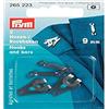 Prym Ganci, Plastic, Nero, Maulbreite 9 mm, Schwarz, 2 Stück, 2 unità