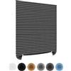 Maritown Tende senza trapano, in tessuto non tessuto, tagliate a misura, oscuranti, termiche, autoadesive, plissettate, tende temporanee, clip in carta, per finestre, patio, cucina