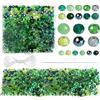 TOAOB THE ONE AND ONLY BABY TOAOB 1000 Pezzi Perline di Vetro di Cristallo Sfaccettato 4mm 6mm 8mm Serie Verde Perle Cristallo Ceco Rondella per Braccialetti Bigiotteria Gioielli Fai da Te Collane