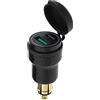 EMSea Adattatore USB per Moto con Presa DIN Compatibile con BMW e Ducati - Stile Europeo