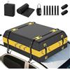 JOBYNA Borsa da Tetto, 15 Piedi Cubi /425 L Bagaglio da Tetto Impermeabile, Box Tetto Auto Pieghevole per Auto Con/Senza Portapacchi, Include Tappetino Antiscivolo+2 Cinghie+ 6 Ganci+Lucchetto