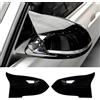 Jinpengyong 2 PCS Posteriori Auto Coperture Specchietti Retrovisori di Ricambio Specchietto Retrovisore per BMW F20 F22 F23 F30 F31 F32 F33 F36 F87 M2 X1 E84 nero brillante