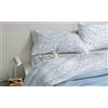 Bassetti Completo Letto Matrimoniale 2 Due PIAZZE Dream 100% Cotone Sopra + Sotto + 2 FEDERE (Maui grigio)