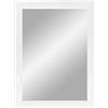 ByMoris Cornice a specchio bianca lucida, 30 x 45 cm, specchio decorativo da parete con cornice in legno MDF, moderna, vintage, tutte le misure, realizzata su misura, 100% Made in Germany