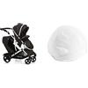 Hauck Passeggino Doppio Duett 2, Due Bambini Età Diversa, Seduta Alta Convertibile 16 Kg & Protect Me Zanzariera Universale per Passeggino, Carrozzina, Culla e Lettino da Viaggio, Bianco