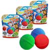 INKEE Paw Patrol Bombe da bagno per bambini Confezione da 3 sacchetti con 9 mini bombe da bagno in 3 colori con olio di jojoba e aroma di ciliegia - 3x50g