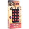 Epic Forge Set di 5 dadi D6-16 mm, colore: rosso e nero