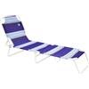 SUNNY STAR LETTINO PRENDISOLE STRASBURGO 187x56x26cm STRUTTURA IN ACCIAIO BLU