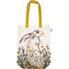 Museums & Galleries Wildflower Hare by Helen Ahpornsiri Borsa tote in cotone biologico, crema (COT 217), crema, Medium