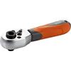 Alyco HR 170712 - Llave carraca dual corta 1/4 72 dientes