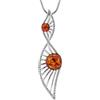 Copal Collana Da Donna Con Ciondolo In Ambra E Argento 925 Di Alta Qualità