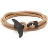 aninu Wal Bracciale con Orca GPS Live Tracking con app, braccialetto da surfista con pinna di balena come ciondolo, bracciale in tessuto, regalo perfetto per donne e uomini, Mittelgroße, Lana, Nessuna