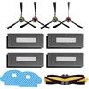 HALIEVE Filtro Spazzola Panno Pezzi di Ricambio Accessori Set per Aspirapolvere Robot Ecovacs DG3G-KTA DEEBOT OZMO 930 (11 Pezzi)