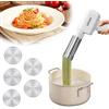 HAMON Macchina per Pasta Ricaricabile, Macchina per Pasta Elettrica Portatile con 5 Modalità, Macchina per Pasta Senza Fili per Uso Domestico o Picnic